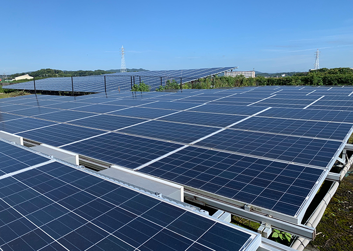 静岡県菊川市の太陽光パネル